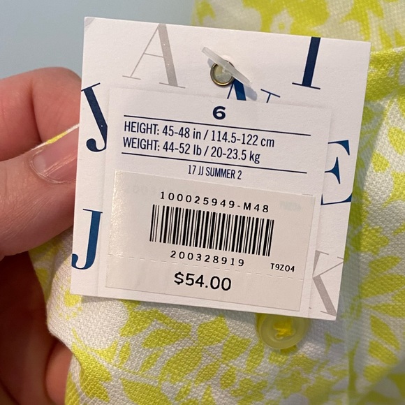 Sz 6 Janie & Jack Summer Romper NWT - Picture 4 of 5